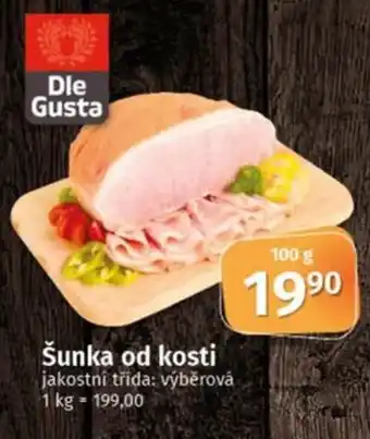 COOP TIP Šunka od kosti nabídka