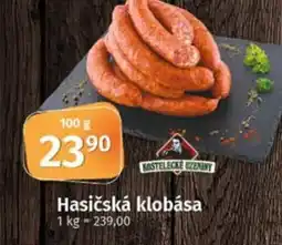 COOP TIP Hasičská klobása nabídka