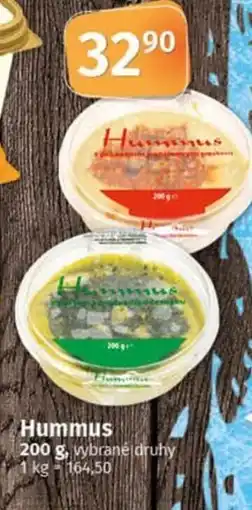 COOP TIP Hummus nabídka