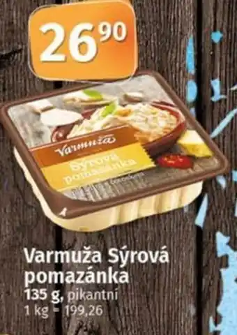 COOP TIP Varmuža Sýrová pomazánka nabídka