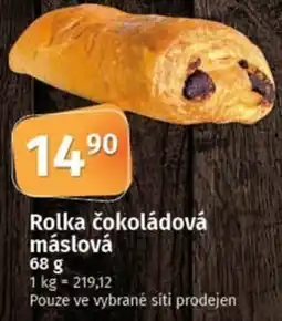 COOP TIP Rolka čokoládová máslová nabídka