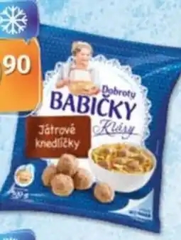 COOP TIP Dobroty babičky Kláry Játrové knedlíčky nabídka