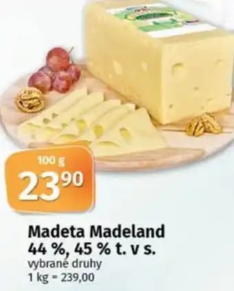 COOP TIP Madeta Madeland 44 %, 45 % t. v s. nabídka