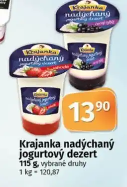 COOP TIP Krajanka nadýchaný jogurtový dezert nabídka