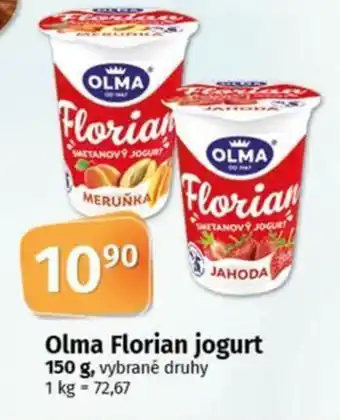 COOP TIP Olma Florian jogurt nabídka