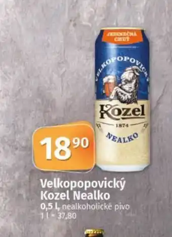 COOP TIP Velkopopovický Kozel Nealko nabídka