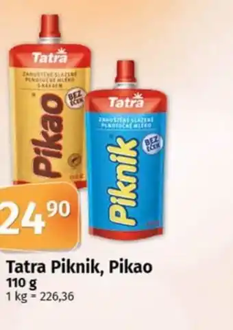 COOP TIP Tatra Piknik, Pikao nabídka