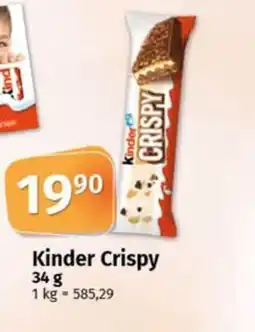 COOP TIP Kinder Crispy nabídka