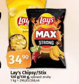 COOP TIP Lay's Chipsy/Stix nabídka