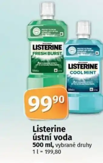 COOP TIP Listerine ústní voda nabídka