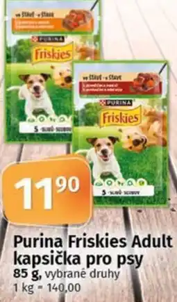 COOP TIP Purina Friskies kapsička pro psy nabídka