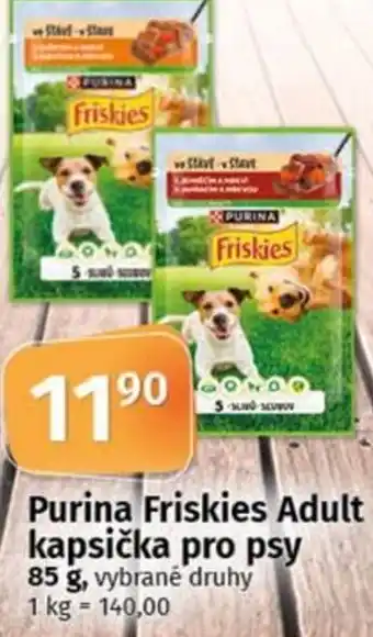 COOP TIP Purina Friskies kapsička pro psy nabídka