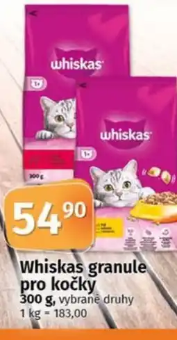 COOP TIP Whiskas granule pro kočky nabídka