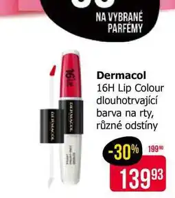 Teta Dermacol 16H Lip Colour dlouhotrvající barva na rty, různé odstíny nabídka