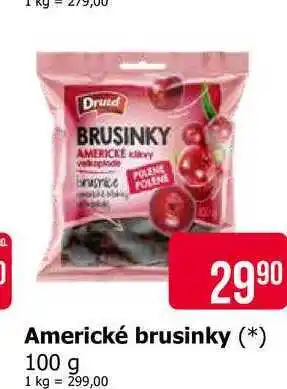 Teta Americké brusinky 100 g nabídka