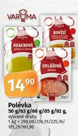 COOP TIP Polévka nabídka