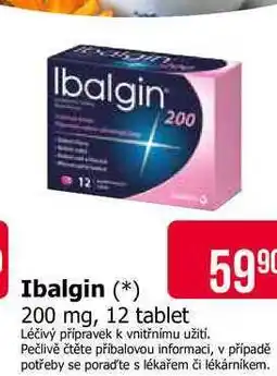 Teta Ibalgin 200 mg, 12 tablet nabídka