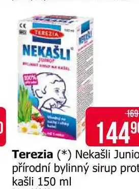 Teta Terezia Nekašli Junio přírodní bylinný sirup prot kašli 150 ml nabídka