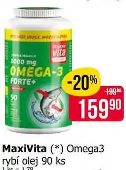 Teta MaxiVita Omega3 rybí olej 90 ks nabídka