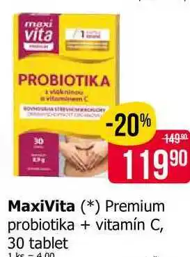 Teta MaxiVita Premium probiotika 30 tablet nabídka