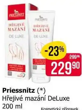 Teta Priessnitz Hřejivé mazání DeLuxe 200 ml nabídka