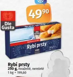 COOP TIP Rybí prsty nabídka