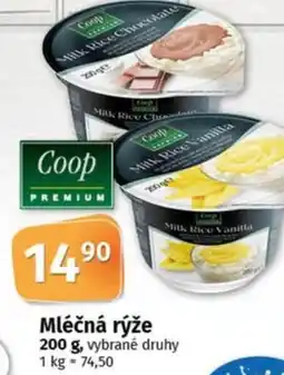 COOP TIP Mléčná rýže nabídka