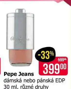 Teta Pepe Jeans dámská nebo pánská EDP 30 ml, různé druhy nabídka