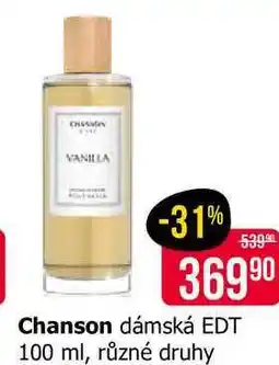 Teta Chanson dámská EDT 100 ml, různé druhy nabídka