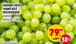 Penny Market HROZNY RÉVY VINNÉ BÍLÉ BEZSEMENNÉ volné, 1 kg nabídka