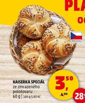 Penny Market KAISERKA SPECIÁL ze zmrazeného polotovaru, 60 g nabídka