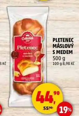 Penny Market PLETENEC MÁSLOVÝ S MEDEM, 500 g nabídka