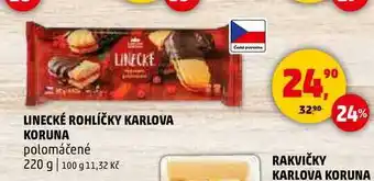 Penny Market LINECKÉ ROHLÍČKY KARLOVA KORUNA polomáčené, 220 g nabídka