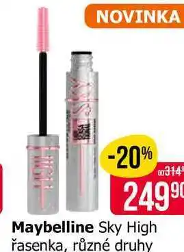 Teta Maybelline Sky High řasenka, různé druhy nabídka