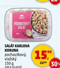 Penny Market SALÁT KARLOVA KORUNA pochoutkový, vlašský, 150 g nabídka