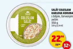 Penny Market SALÁT COLESLAW KARLOVA KORUNA s bílým, 350 g nabídka