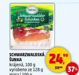 Penny Market SCHWARZWALDSKÁ ŠUNKA krájená, 100 g nabídka