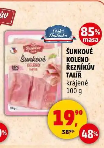 Penny Market ŠUNKOVÉ KOLENO ŘEZNÍKŮV TALÍŘ krájené, 100 g nabídka