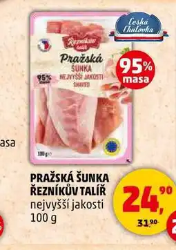 Penny Market PRAŽSKÁ ŠUNKA ŘEZNÍKŮV TALÍŘ, 100 g nabídka