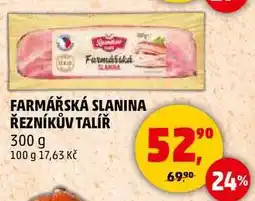 Penny Market FARMÁŘSKÁ SLANINA ŘEZNÍKŮV TALÍŘ, 300 g nabídka