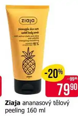 Teta Ziaja ananasový tělový peeling 160 ml nabídka