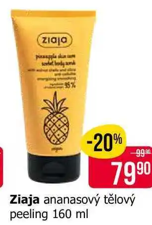 Teta Ziaja ananasový tělový peeling 160 ml nabídka