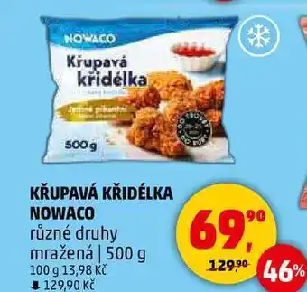 Penny Market NOWACO Křupavá křidélka, 500 g nabídka