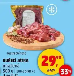 Penny Market KUŘECÍ JÁTRA mražená, 500 g nabídka