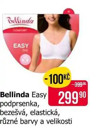 Teta Bellinda Easy podprsenka, bezešvá, elastická, různé barvy a velikosti nabídka