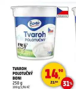 Penny Market TVAROH POLOTUČNÝ BONI, 250 g nabídka