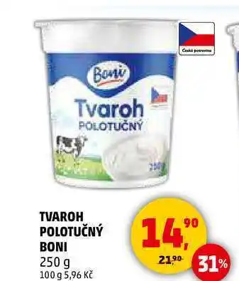 Penny Market TVAROH POLOTUČNÝ BONI, 250 g nabídka