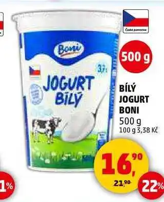 Penny Market BÍLÝ JOGURT BONI, 500 g nabídka