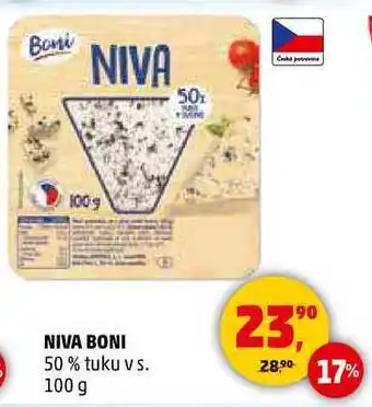 Penny Market NIVA BONI 50% tuku v s., 100 g nabídka