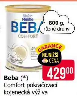 Teta Beba Comfort pokračovací kojenecká výživa 800g nabídka